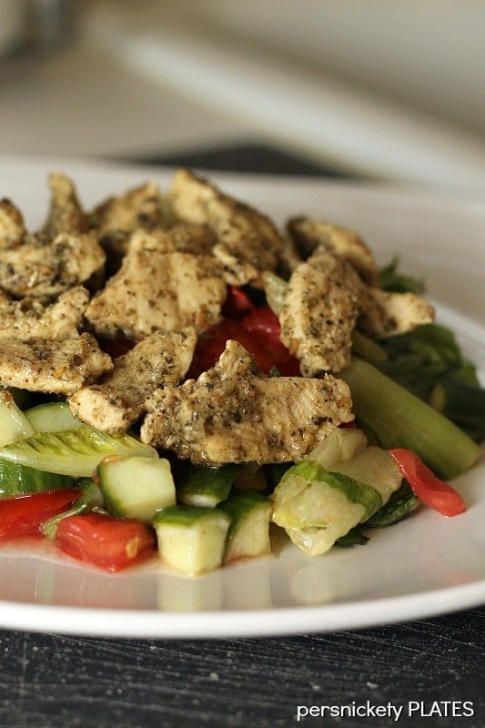 Za'atar Chicken Salad {Persnickety Plates} Za'atar Chicken Salad {Persnickety Plates}
