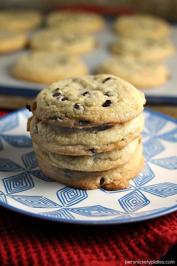 Small batch soft baked chocolate and peanut butter chip cookies! | Persnickety Plates