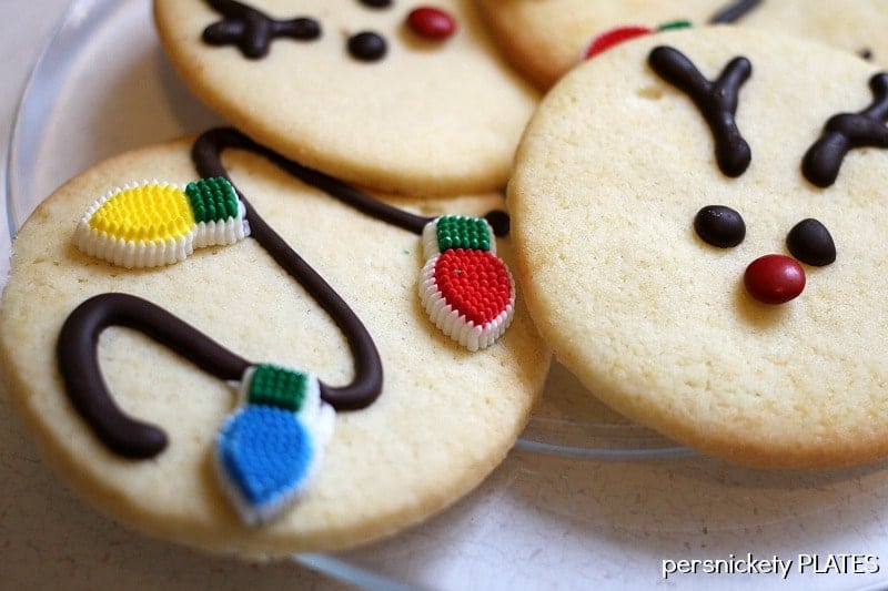 Reindeer Sugar Cookies | Persnickety Plates