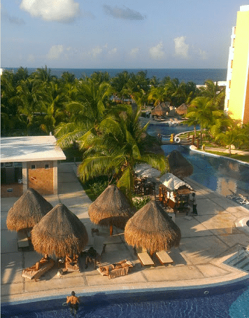 Excellence Playa Mujeres resort review | www.persnicketyplates.com resort view from window