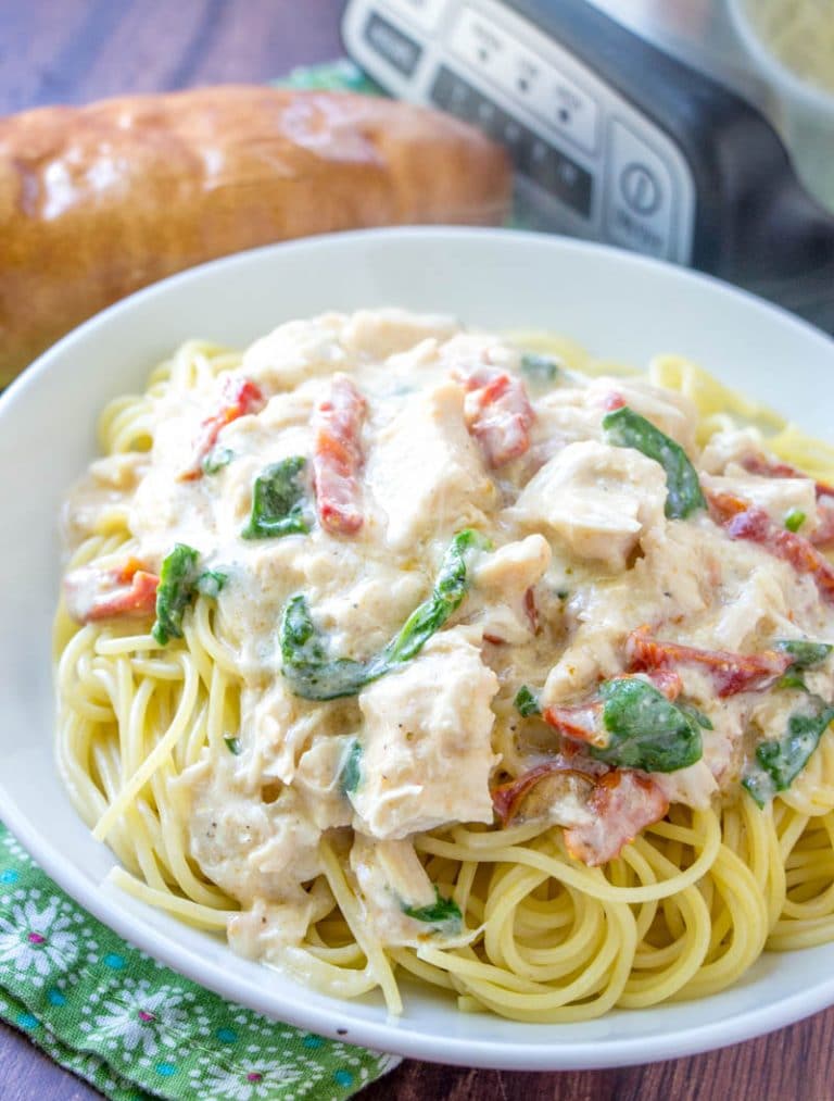 Crock Pot Chicken Alfredo