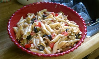 Persnickety Plates: Feta & Artichoke Pasta Salad
