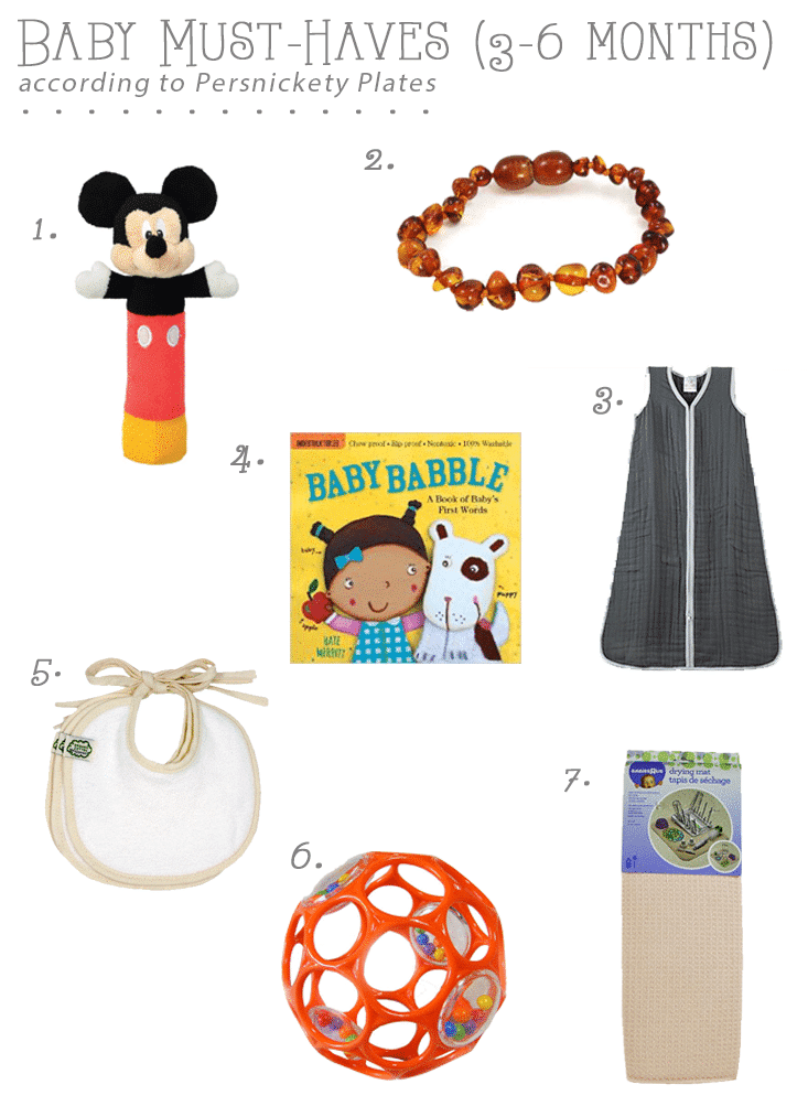 Persnickety Baby: Baby Must-Haves (3-6 months)