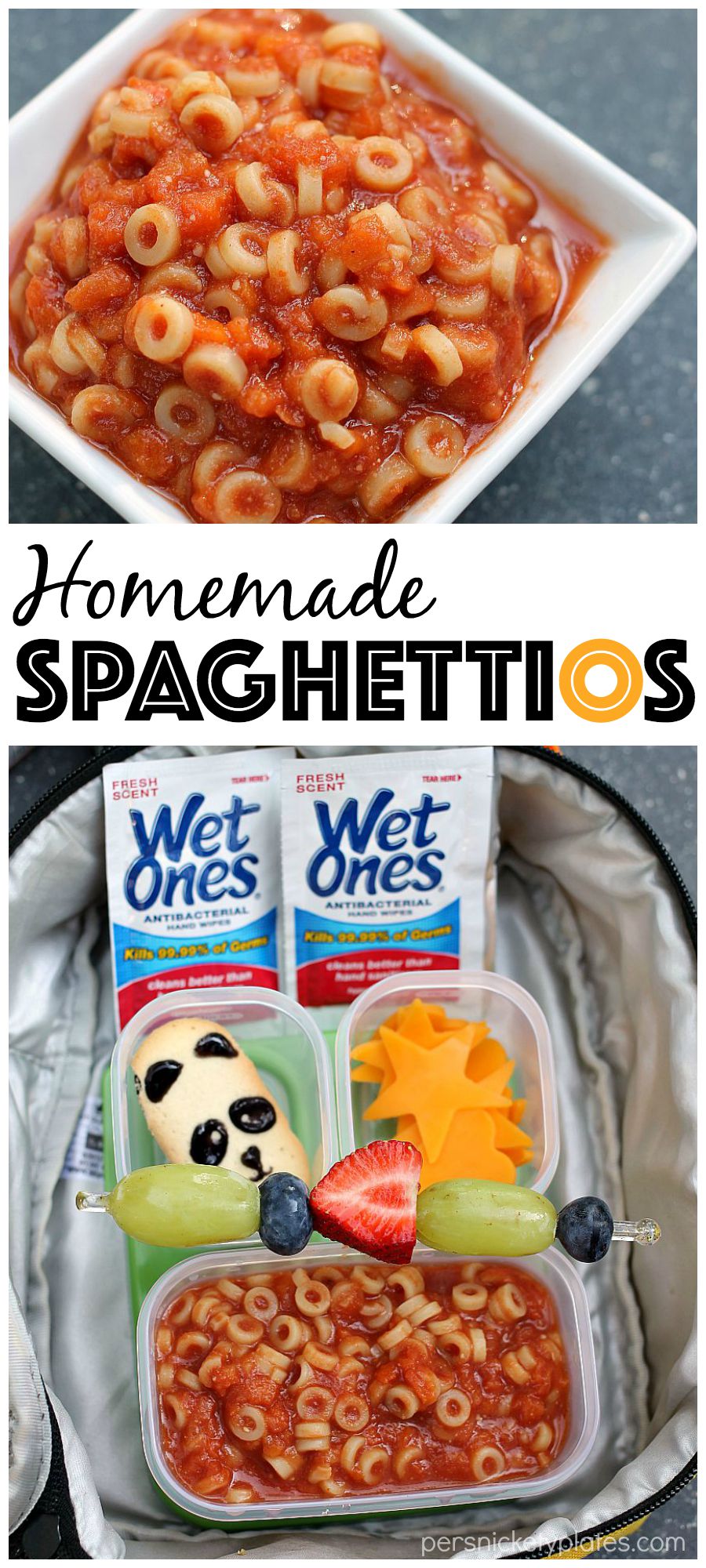 Homemade Spaghettios & Lunchbox Ideas for back to school | Persnickety Plates #ad #WishIHadAWetOnes