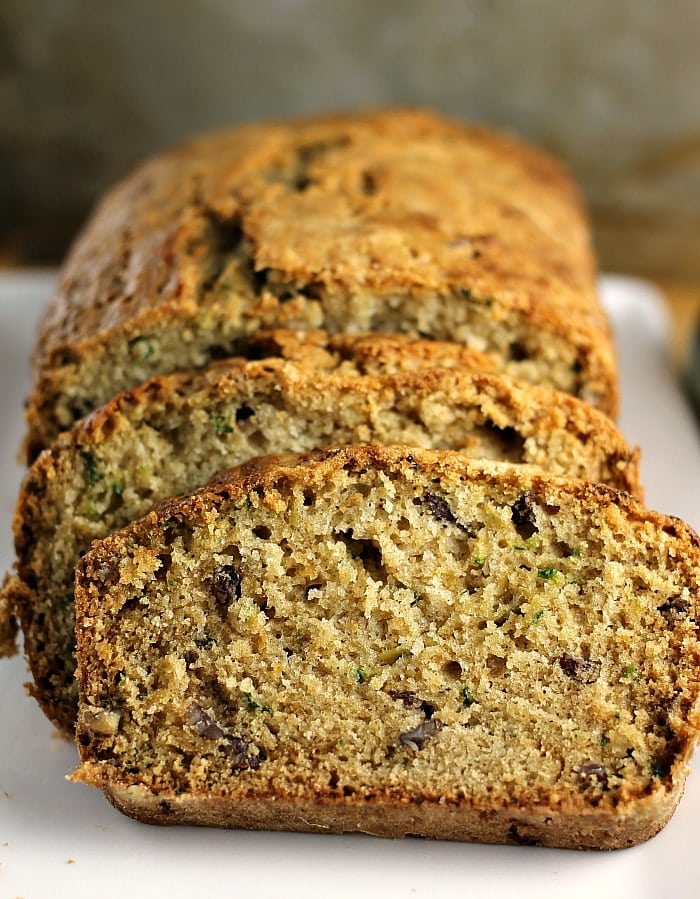 Classic Zucchini Bread filled with pecans (and sometimes chocolate chips!) is a simple but delicious way to use up your summer zucchini crop. | Persnickety Plates
