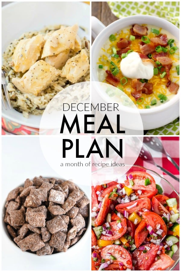 December Meal Plan