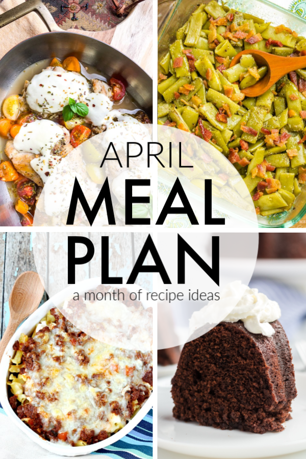 April Meal Plan