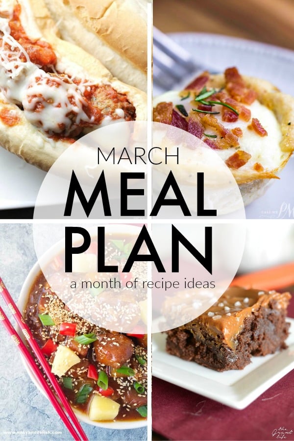March Meal Plan