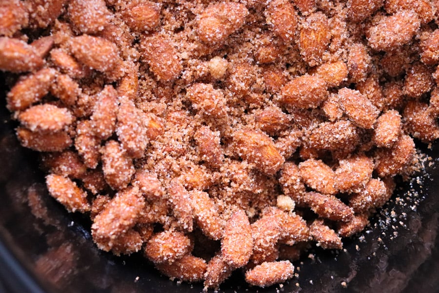 sugared almonds in crock pot