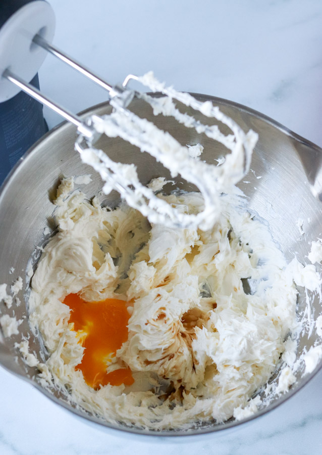 mixing bowl with cookie dough