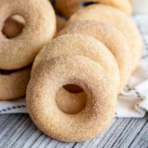 pile of baked donuts