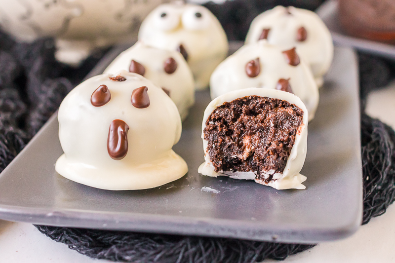 oreo ball with a bite taken out of it